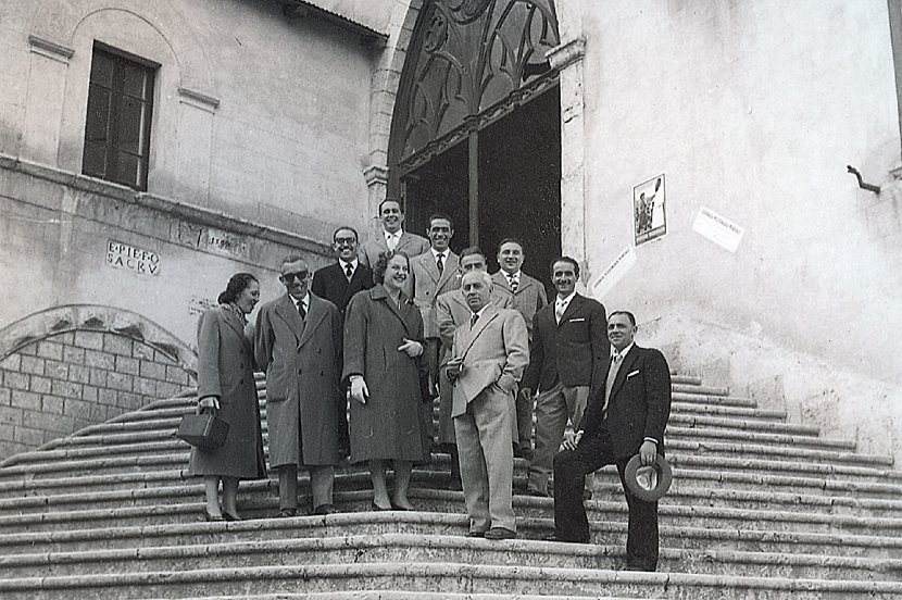 Anni 50 - Impiegati Amministrazione Provinciale a Montevergine